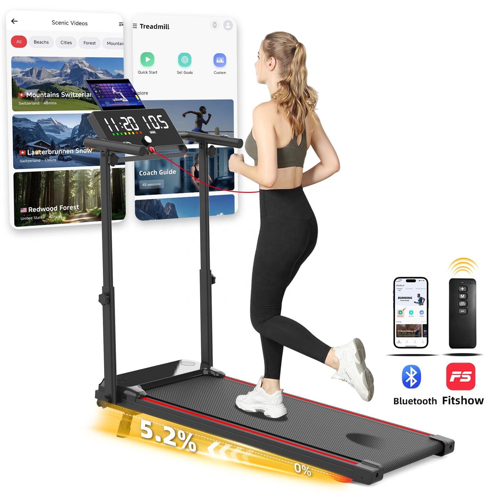 Home Gym Electric Machine - 저렴한 가격의 접이식 트레드밀 휴대용 워킹