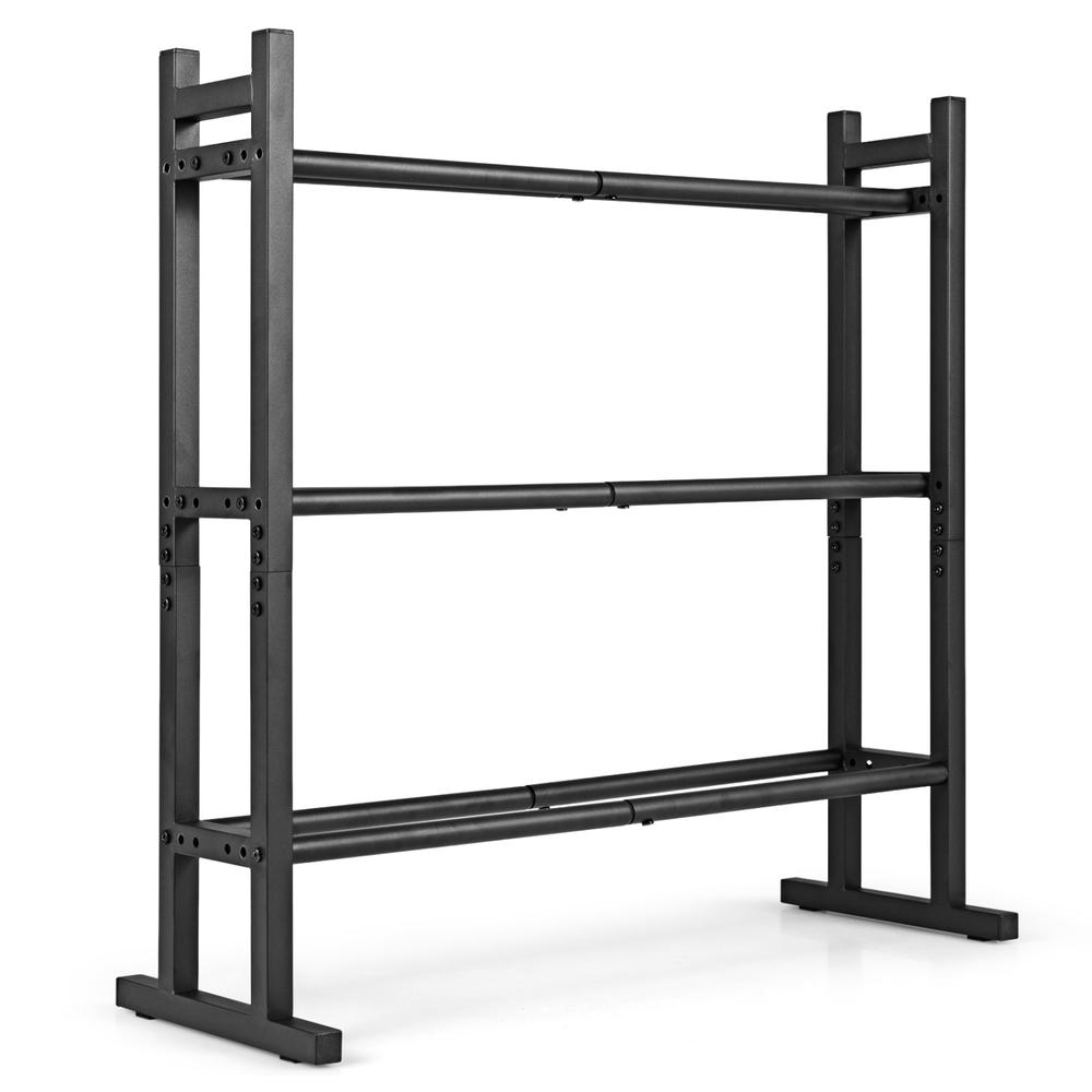 Home Gym Training - 헤비 듀티 3단 덤벨 랙, 분체