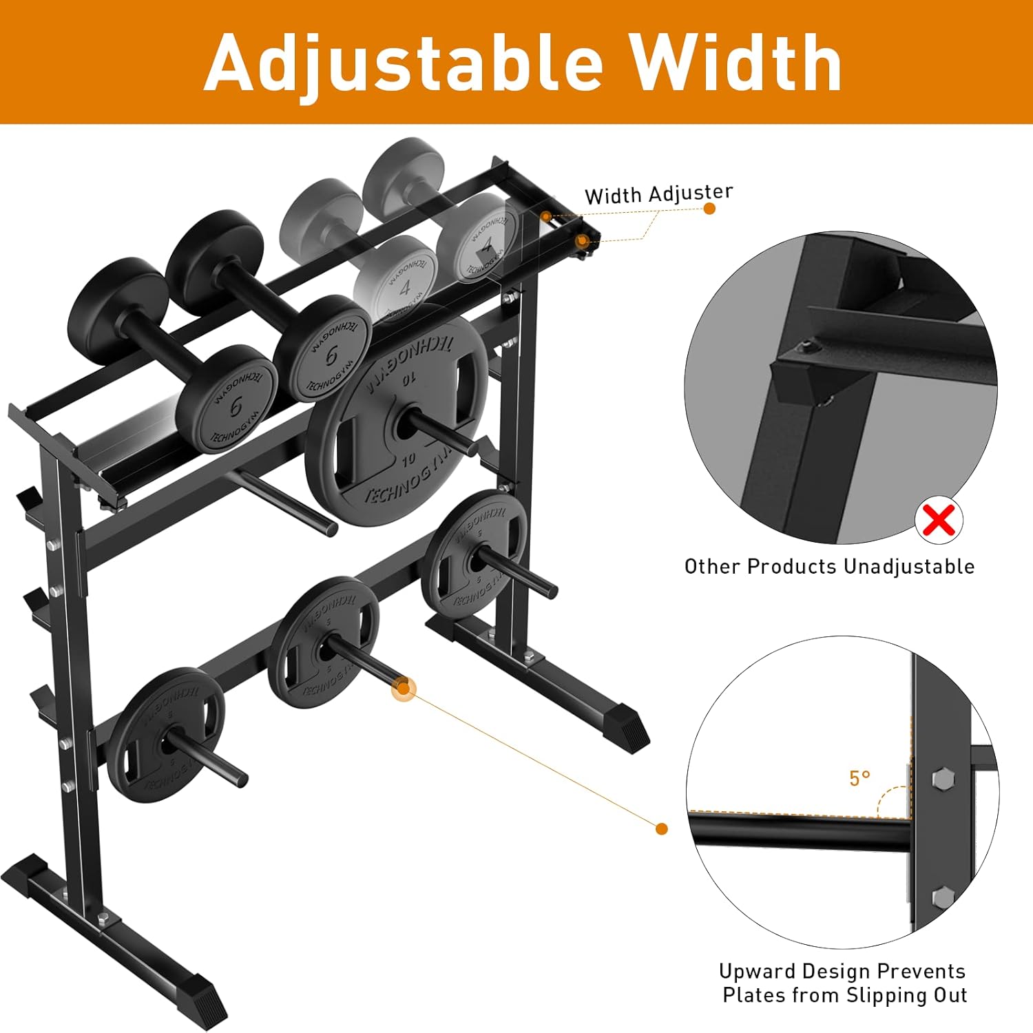 홈짐 근력 운동 웨이트 보관 랙 - 금속 소재, 블랙  - Home Gym Training 리뷰 및 가격