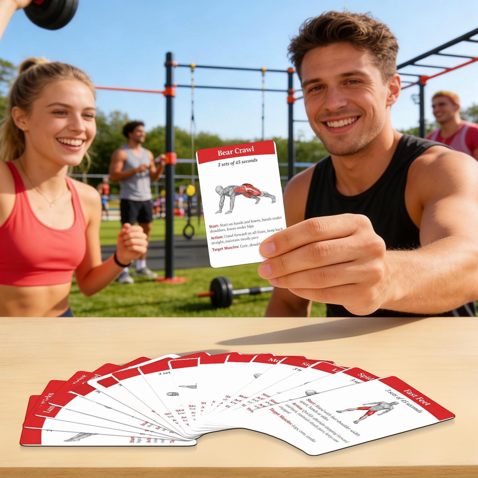 운동 카드 운동 데크 36개 휴대용 피트니스 트레이닝  - Home Gym Guide 리뷰 및 가격