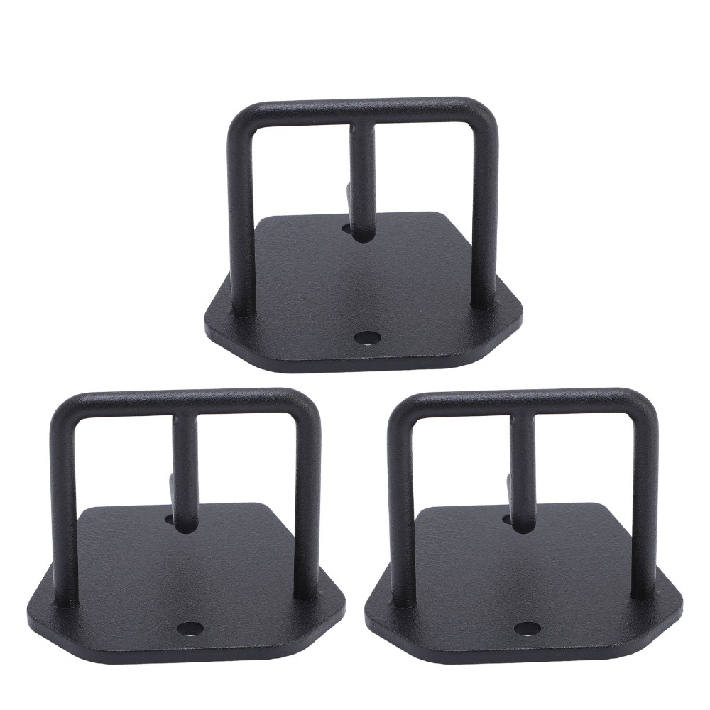3Pcs 블랙 운동 밴드 벽 앵커 탄소강 50x76x4 - Home Gym Training 리뷰 및 가격