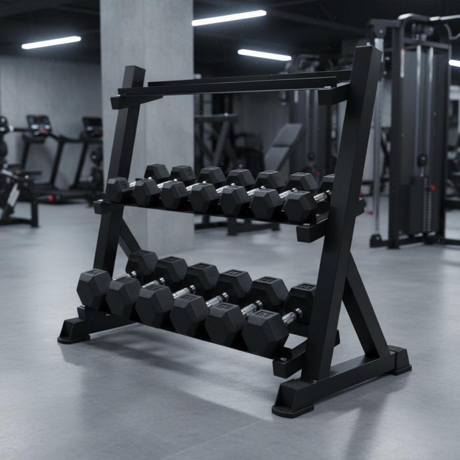 3단 덤벨랙, 공간 절약형 헥사곤 덤벨랙, 홈짐 사용자 - Home Gym Training 리뷰 및 가격