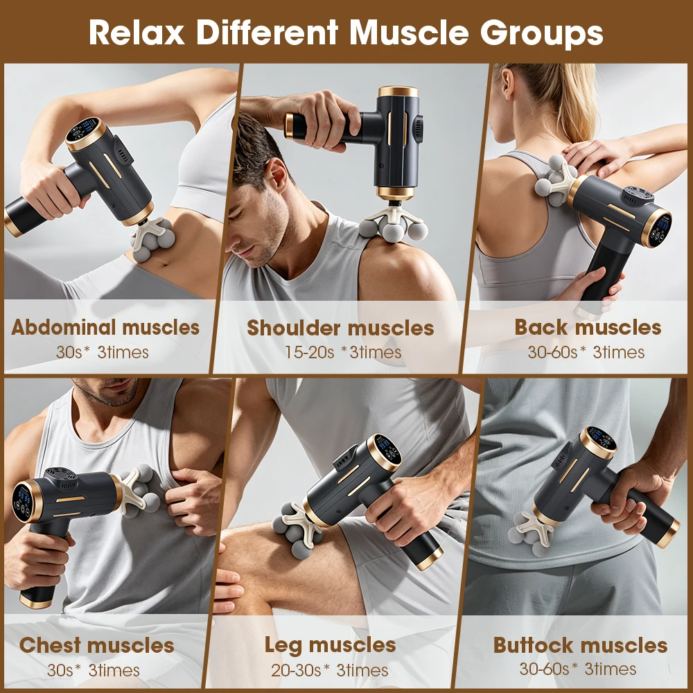 전기 근막 마사지건 24W 99단계 조절 가능 11개  - Home Gym Electric Machine 리뷰 및 가격
