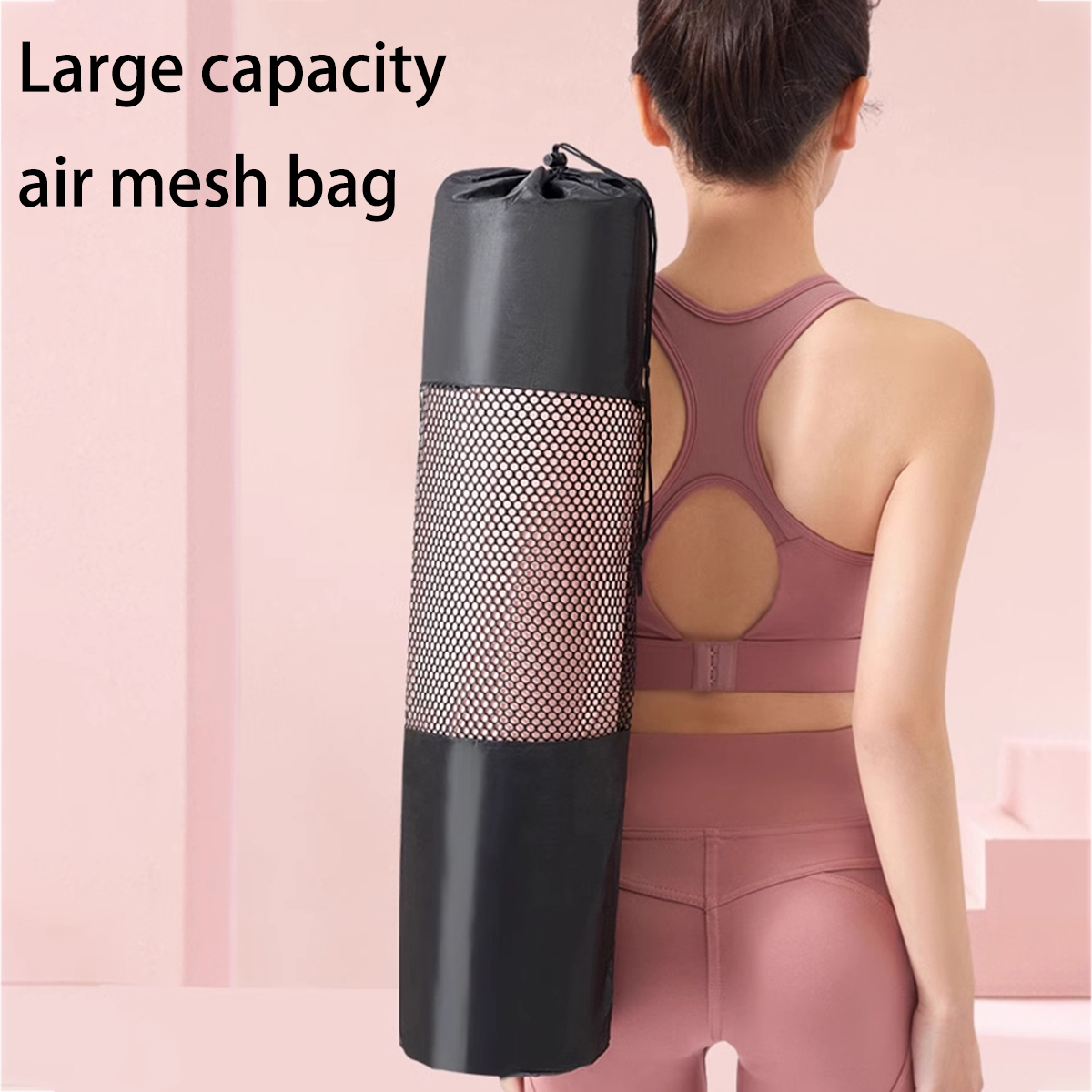 통기성이 좋은 요가 매트 보관용 메쉬 가방 - 내구성이 - Home Gym Yoga 리뷰 및 가격