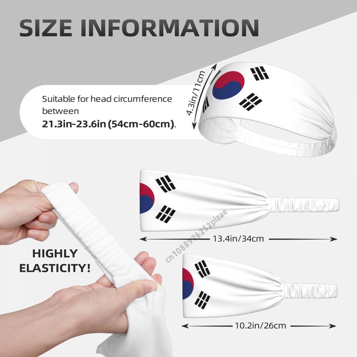 한국 국기 남성 여성 밴드 요가 스포츠를위한 탄성 와이 - Home Gym Aesthetic 리뷰 및 가격