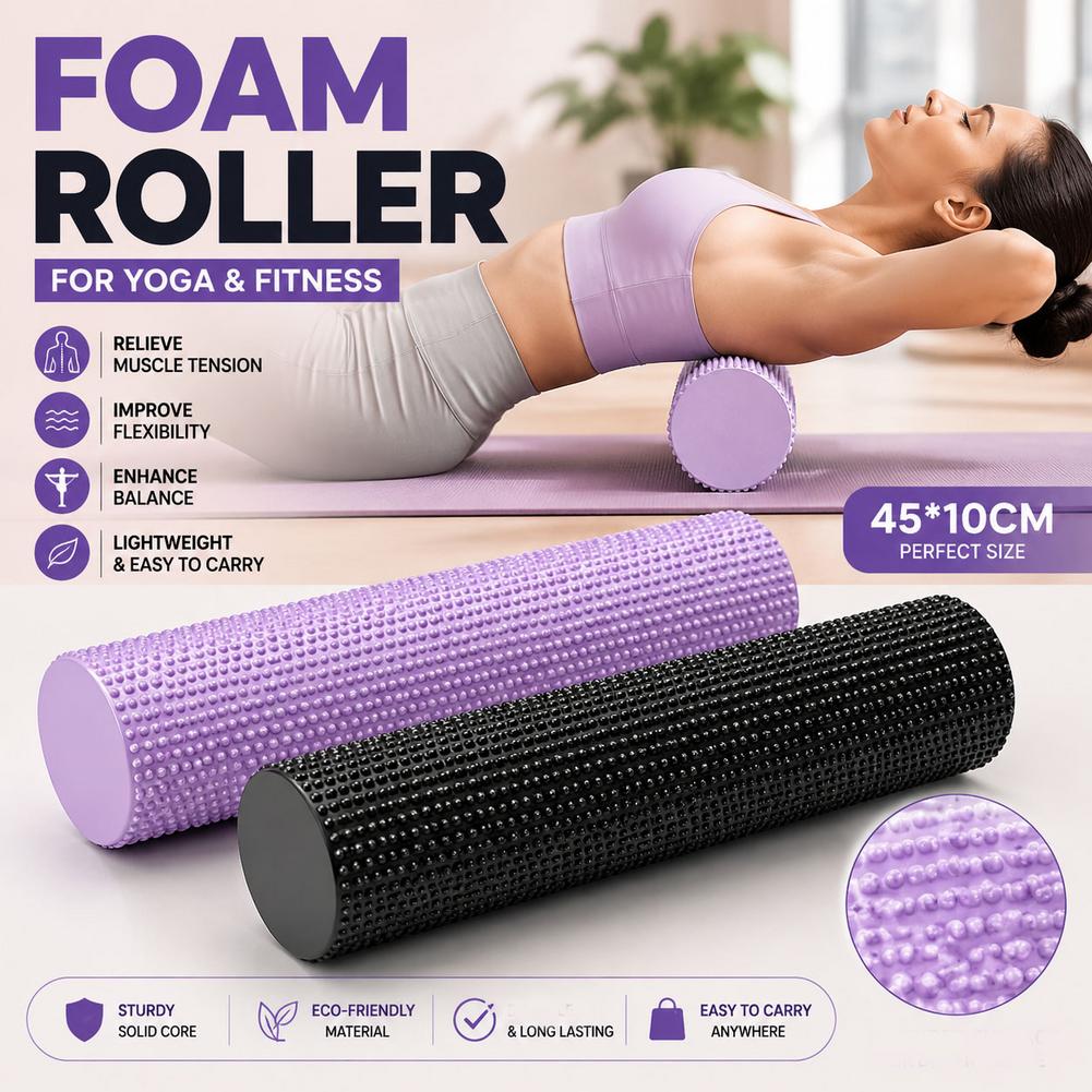 EVA 고밀도 요가 폼 롤러 45cm, 피트니스 근육  - Home Gym Yoga 리뷰 및 가격