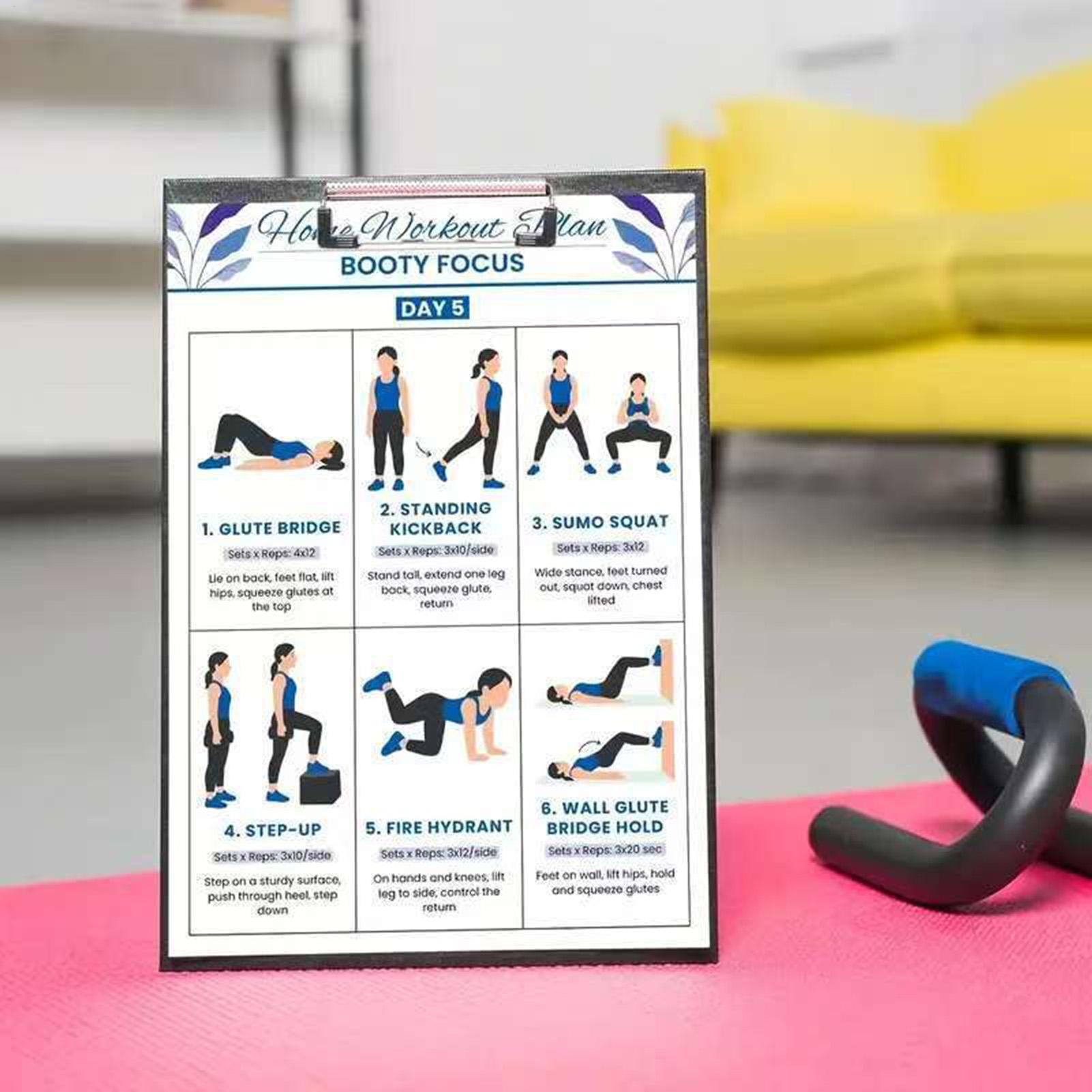 운동 포스터 6종 세트 전신 홈짐 피트니스 가이드 요가 - Home Gym Guide 리뷰 및 가격