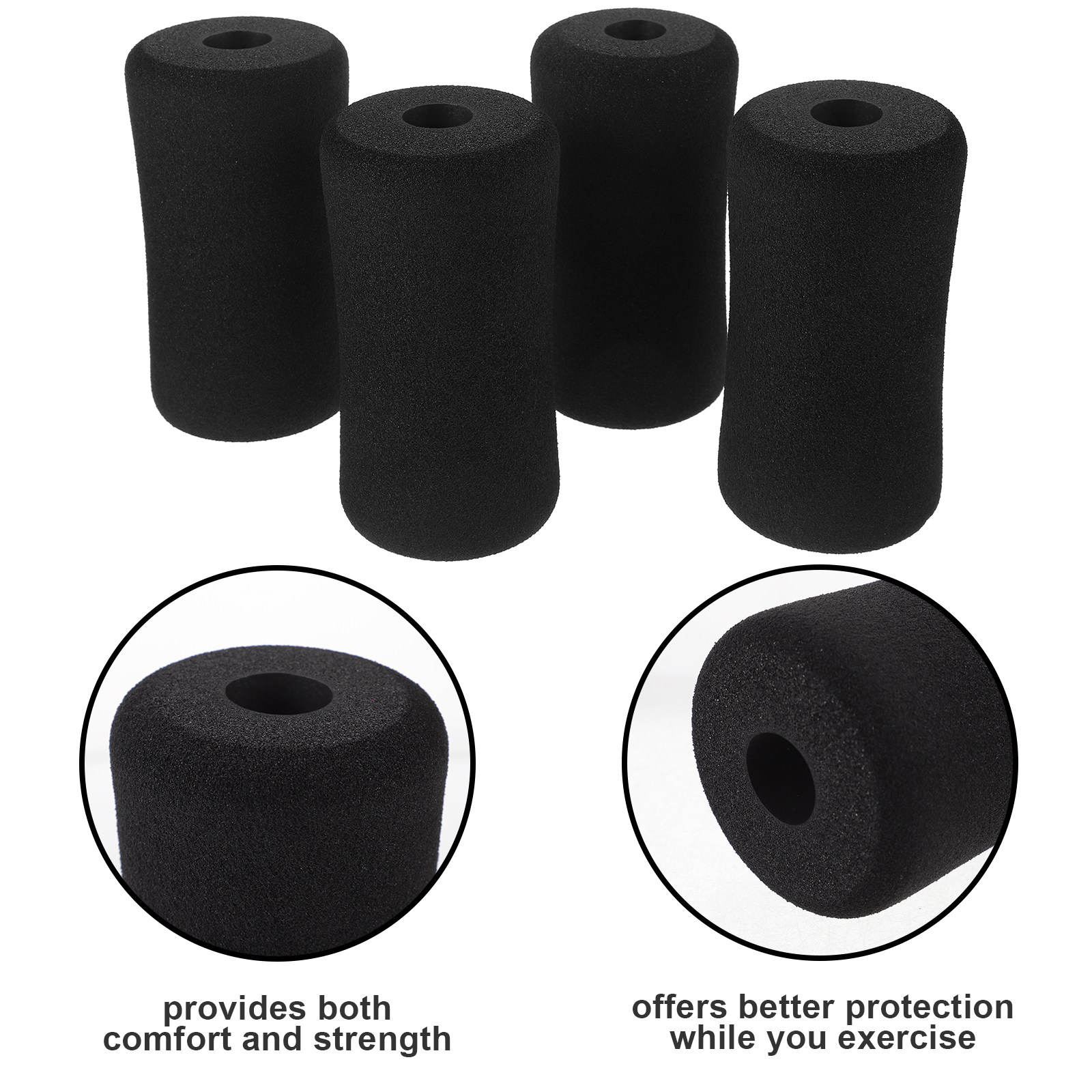 16Pcs 블랙 폼 풋 패드 롤러 다리 확장 웨이트 벤 - Foam Roller High Density 리뷰 및 가격