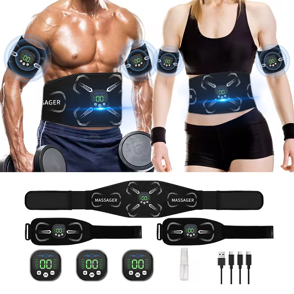 EMS 근육 자극기 복부 트레이너 복근 토너 팔 배 다 - Home Gym Electric Machine 리뷰 및 가격