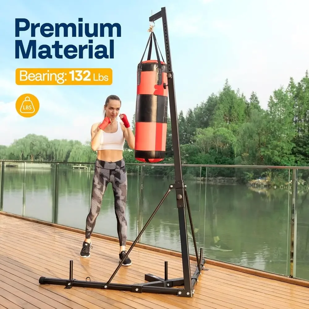 헤비듀티 조절식 복싱 백 스탠드, 최대 132파운드까지 - Boxing Bag Stand 리뷰 및 가격